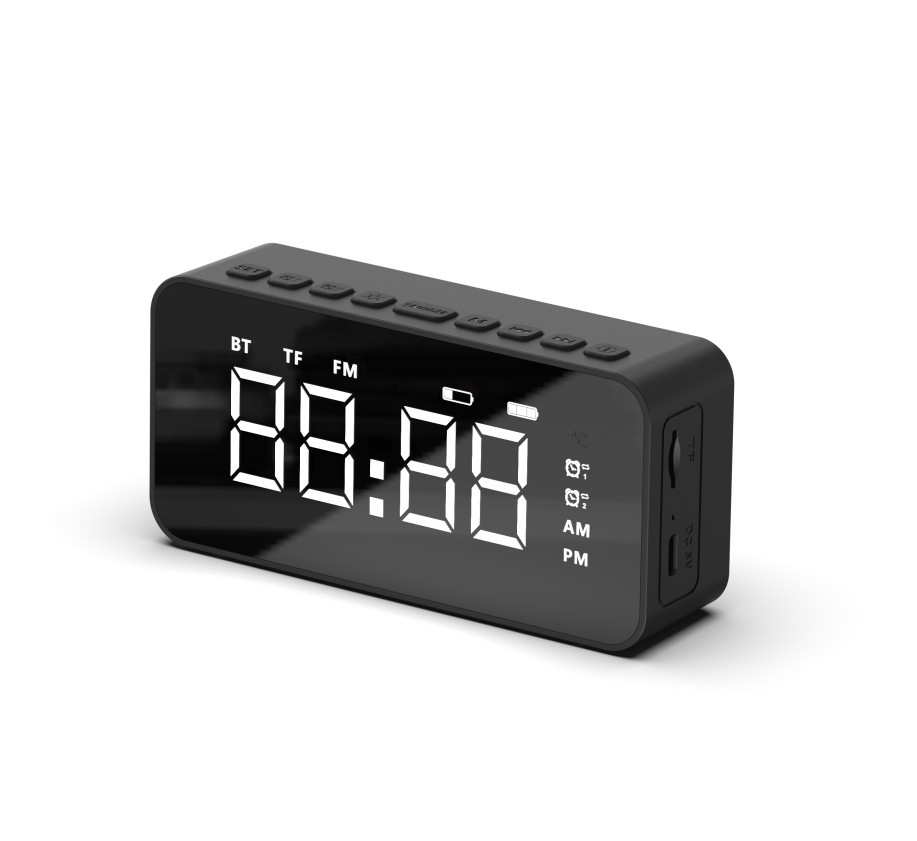 New private mold wireless Bluetooth speaker alarm clock mini card audio gift