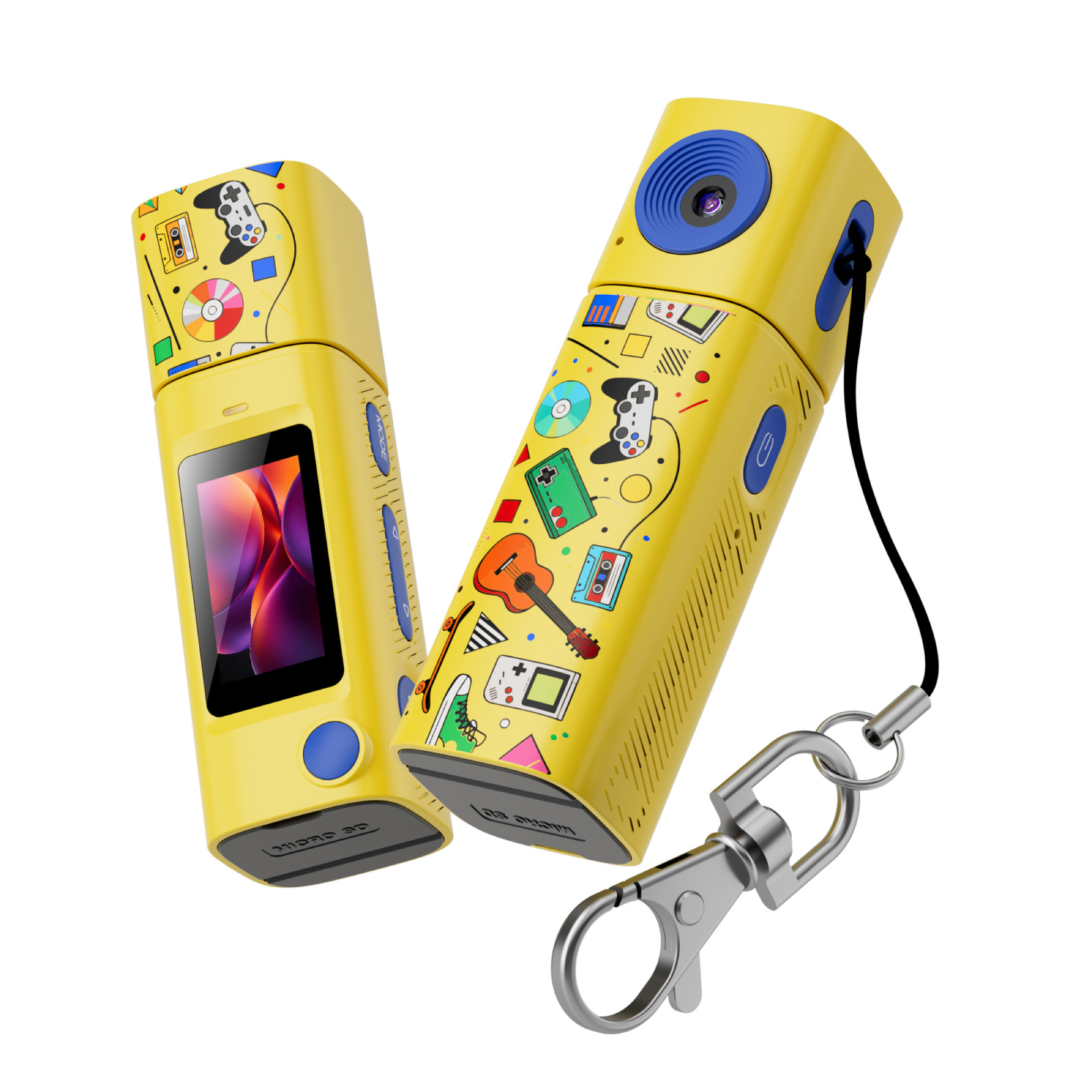 New Mini Camera Portable Thumb Camera Outdoor Shooting HD Pendant Camera Children Gift Toy