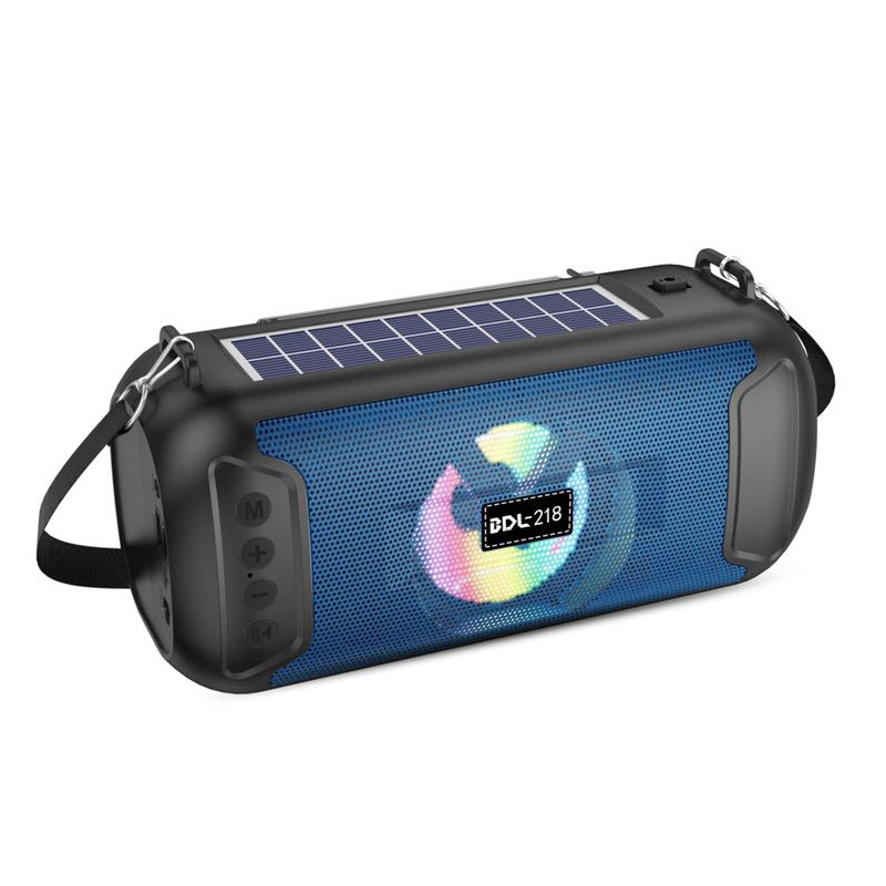 BDL-219 Bluetooth Speaker Loud Volume Outdoor Solar Radio Desktop Flashlight Wireless Speaker