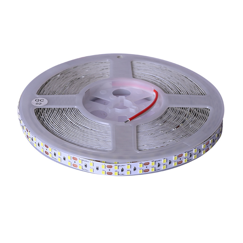 LED strip light, self-adhesive, living room ceiling, 24V, 10mm, 240D, double row, atmosphere, low-voltage, linear, 2835 strip light