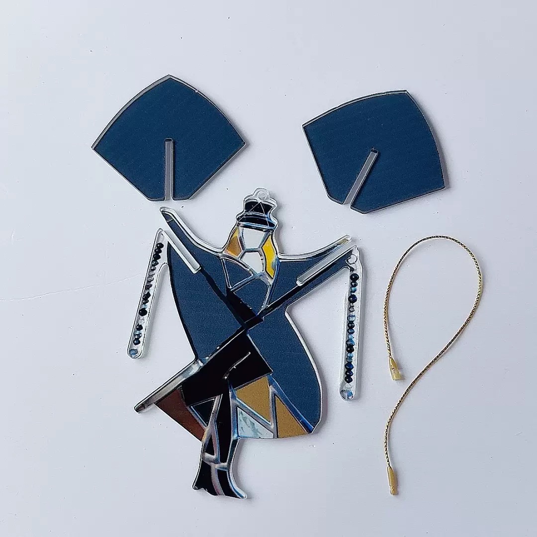 Handmade Stained Glass Spinner