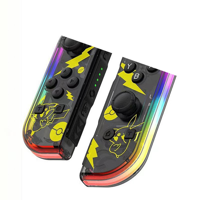 Switch Left and Right Handles Joycon Small Handle Bluetooth Handle NS Private Mold Game Wireless RGB Light Handle