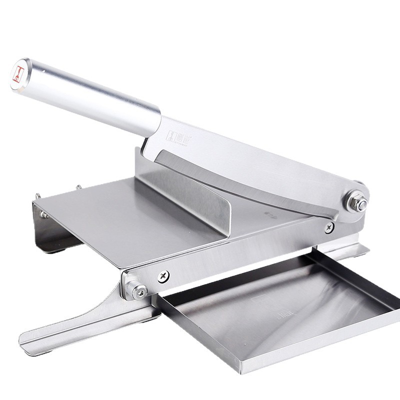 Shandao Stainless Steel Household Small Guillotine, Chinese Herbal Medicine Slicer, Chicken Feet, Pork Ribs, Beef Jerky, Herbal Medicine Slicer
