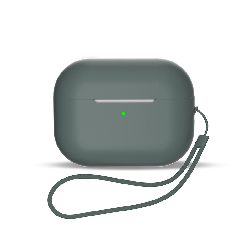 暗夜绿+硅胶挂绳 · AirPods Pro3