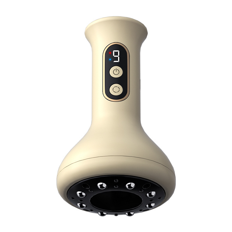 Smart Electric Cupping Device, Home Use, Rechargeable, Massage, Intelligent Vacuum Negative Pressure, Heat Compress, Meridian Cupping, Scraping Tool