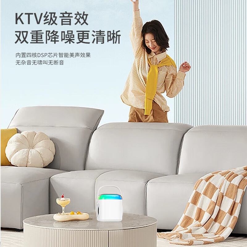 Soai SK18 Wireless K Song Microphone Speaker All-in-One National K Song Microphone Bluetooth Speaker Singing