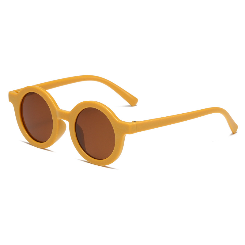 Children's sunglasses, parent-child frosted glasses, new for 1-8 years old, baby decoration fashion show, kids round sunglasses