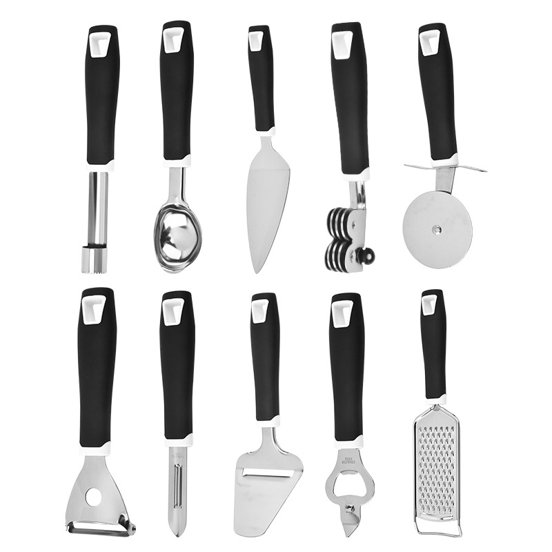 Cheese grater pizza cutter kitchen gadget knife sharpener ice cream scoop multi-functional homemade