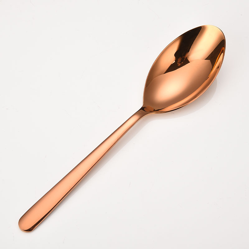 Serving Spoon 304 Stainless Steel Tableware Thickened Spoon Bright Hotel Serving Spoon Serving Spoon