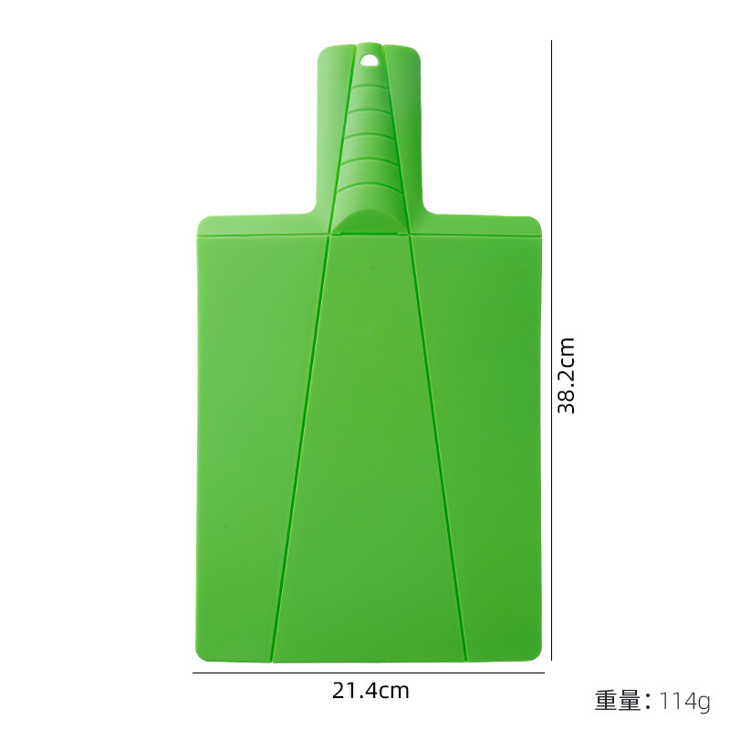 Foldable Plastic Cutting Board for Home Use PP Salad Chopping Board Easy to Clean Kitchen Board