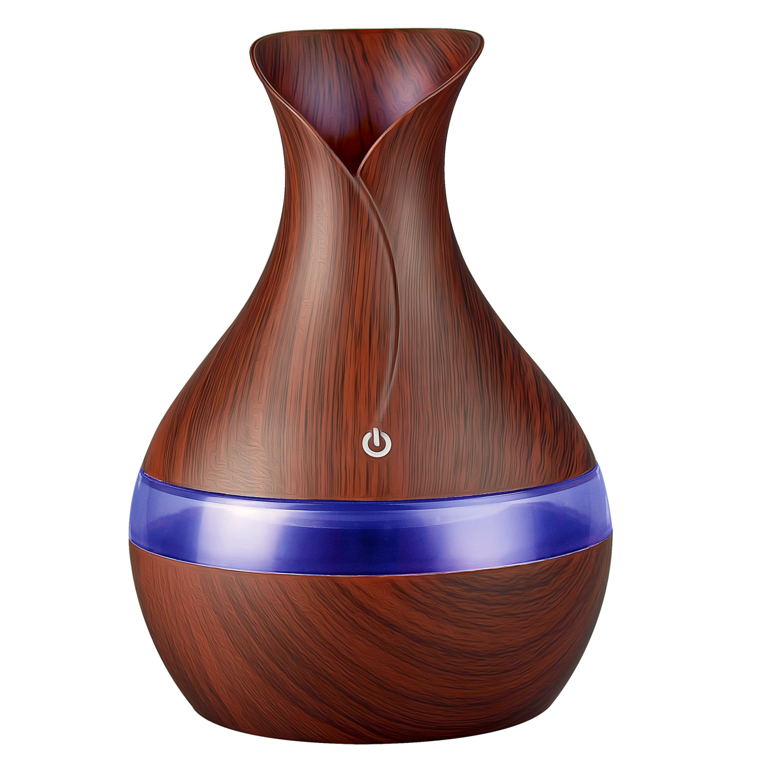 USB Humidifier with Night Light 5V Home Large Mist Air Humidifier Wood Grain Air Purifier Aromatherapy Diffuser