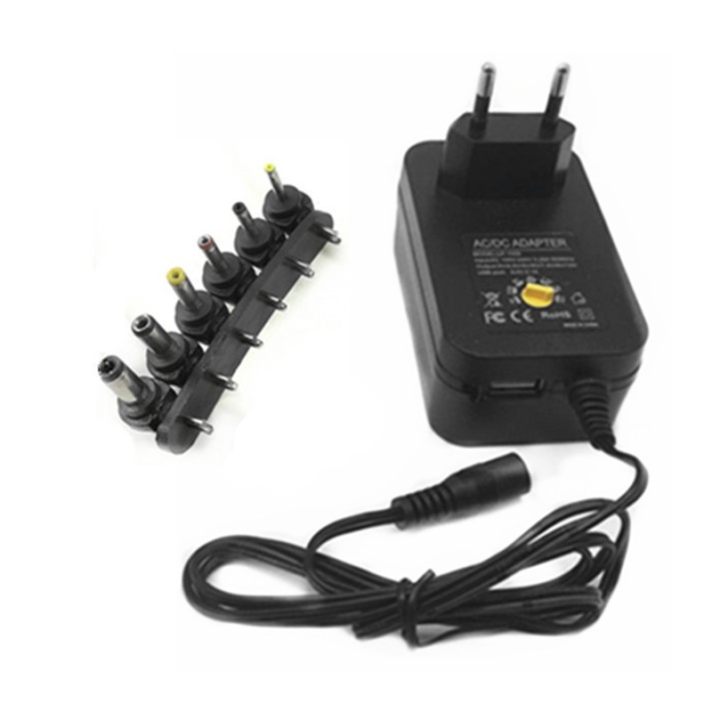 Power adapter 30W multi-function US standard charger 5V9V12V adjustable adapter high efficiency