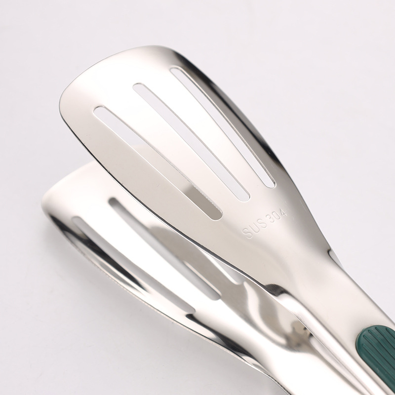 304 thickened stainless steel food clip, anti-scald steak clip, food clip, commercial barbecue grill bread cake clip