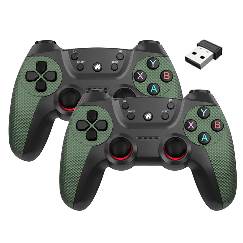PC dual wireless controller Android TV TVBOX computer one-to-two game controller usb dual controllers