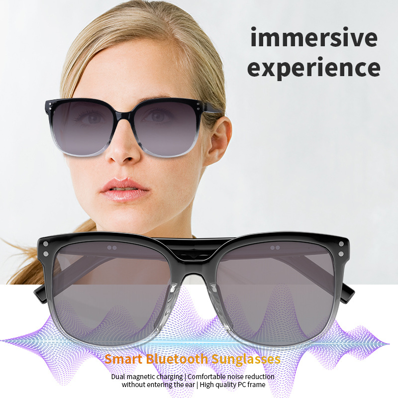 New AI Smart Translation Bluetooth Glasses M10Pro Color Changing Sunglasses Open Audio Casual Sports