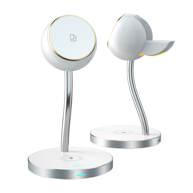 qi2 Magnetic Wireless Charger Magnetic Wireless Charger for Apple Phone Earphone Watch Night Light