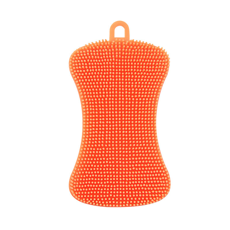 Multi-Color Silicone Dish Brush for Home Use Decontamination Soap Cleaning Brush Durable Kitchen Tool