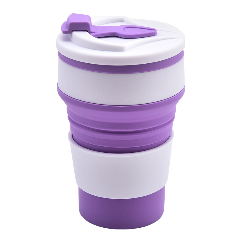 Silicone Water Cup Outdoor Portable Cup Folding Travel Telescopic Cup Foldable
