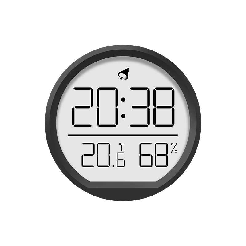 Ultra-Thin Thermometer Clock Indoor Home Multifunctional Alarm Clock Electronic Temperature Meter Magnetic Refrigerator 3702