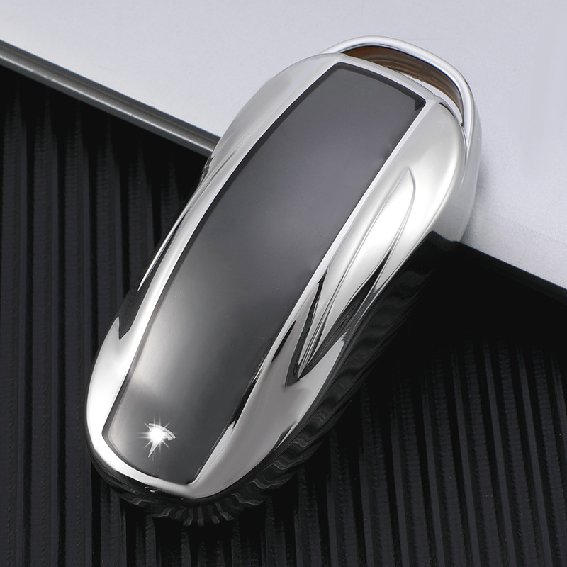 For Tesla Key Case Model Y/Model 3 Card Shell Model S/X Car Bag Buckle Female