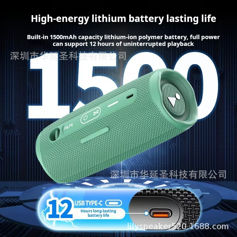 High Quality Flip6 Speaker Waterproof Outdoor Portable Handy
