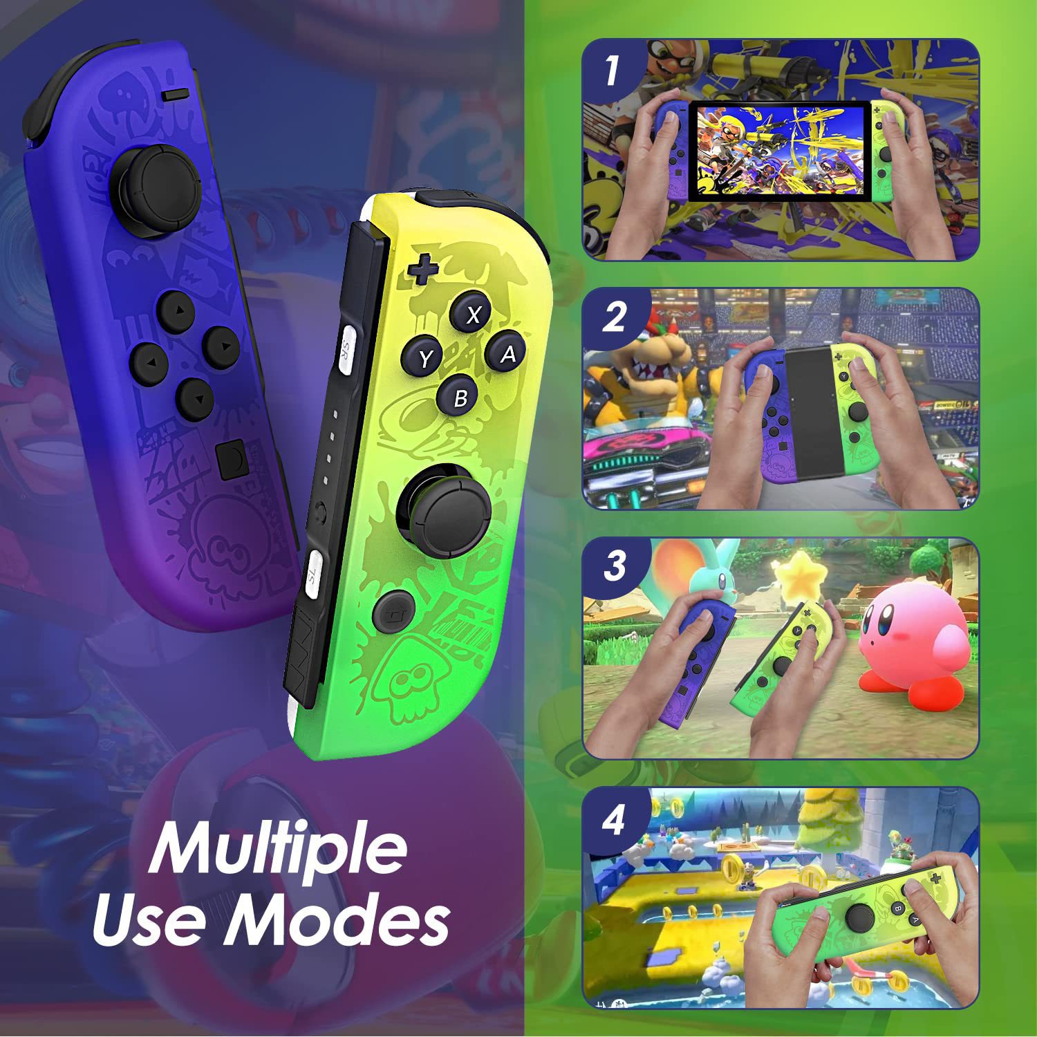 Dedicated fitness ring, Switch Joy-Con handle, compatible with multiple versions, supports NFC amiibo scanning