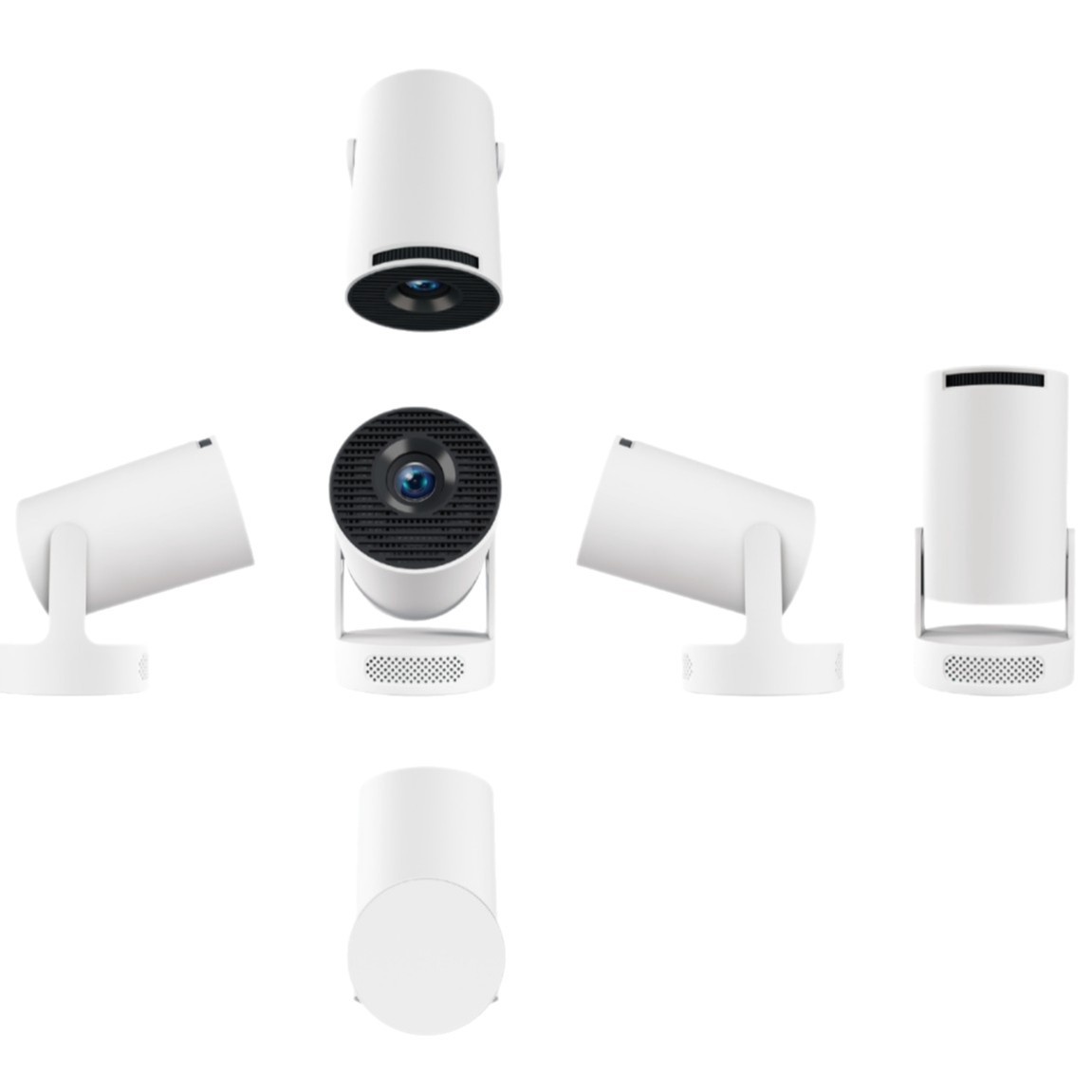 HY300pro+ Projector Android WiFi Short Throw HY300ultra Base Speaker Smart Portable Projector