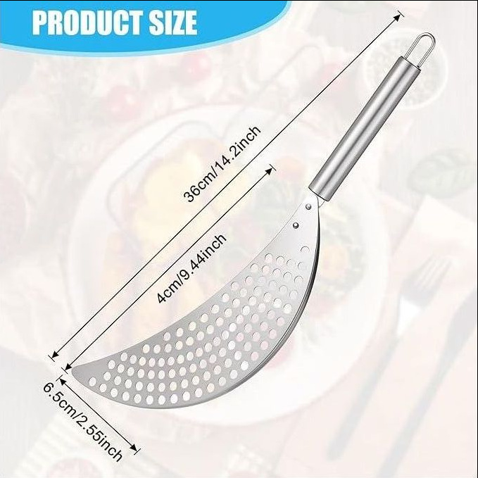 Stainless steel strainer baffle filter kitchen gadget pot edge slag removal vegetable strainer washing basin