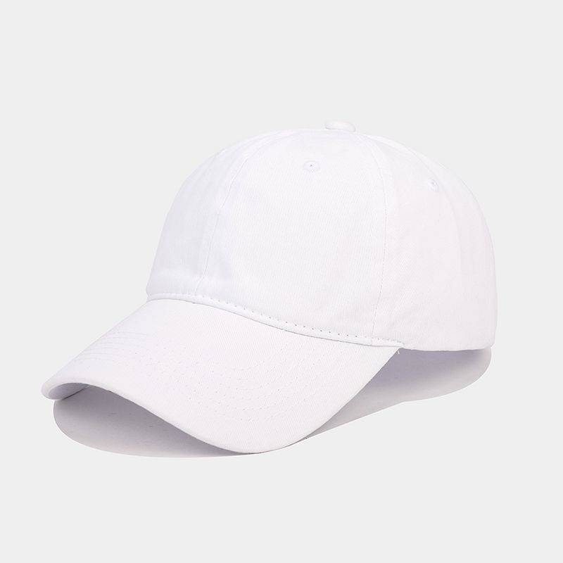 Washed Simple Baseball Cap for Men and Women, Outdoor Duckbill Cap, Simple Cap, Customizable