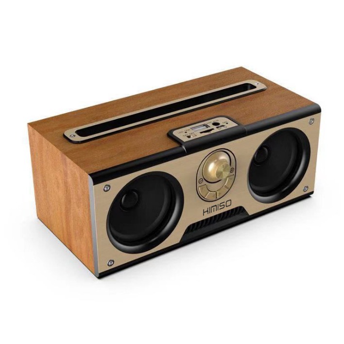 KM-7 Wireless Bluetooth Speaker High Volume Dual Speaker Small Home Car Card Insert Phone Audio Subwoofer