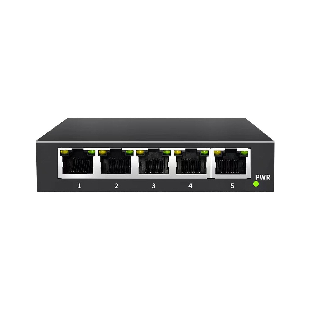 8-Port PoE Switch Gigabit Surveillance Dedicated 1-to-4 Network Switch RJ45 Hub Splitter