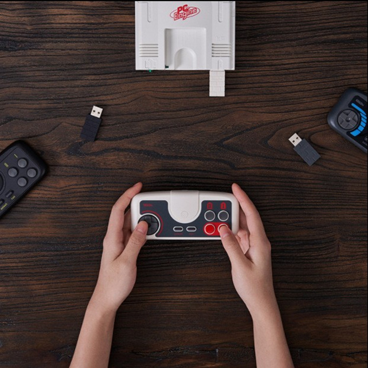 8Bitdo PCE 2.4G Wireless Controller Switch Konami Mini PCE TG-16 Console