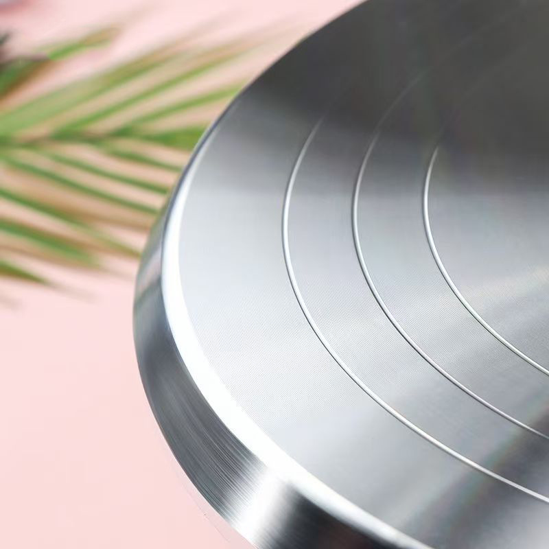 Stainless steel bonsai display stand rust-proof sturdy flower pruning rotating stand photo display turntable adjustable flower stand