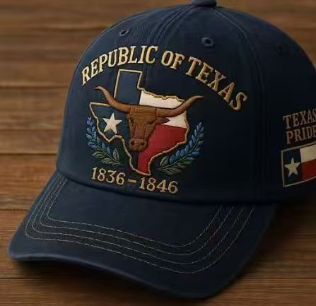 Embroidered Republic of Texas Heritage Cap