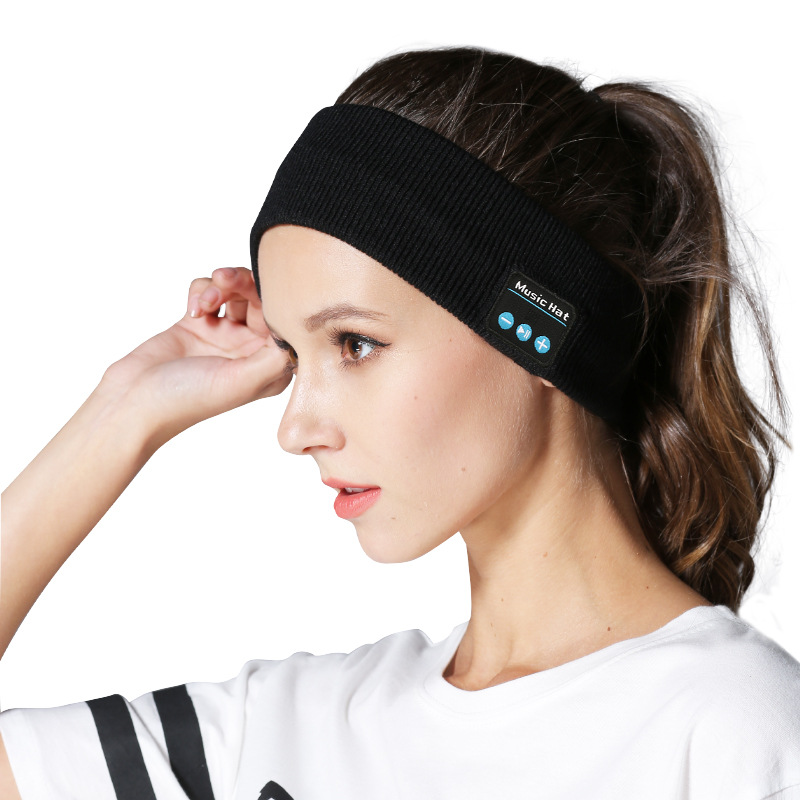 Bluetooth music sports headband dual-ear stereo rechargeable washable Bluetooth headband new private mold