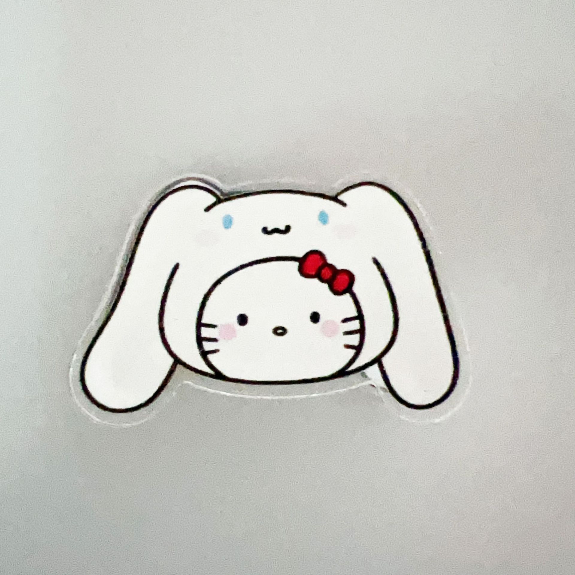 约4*3.8cm左右 · 大耳狗 双面
