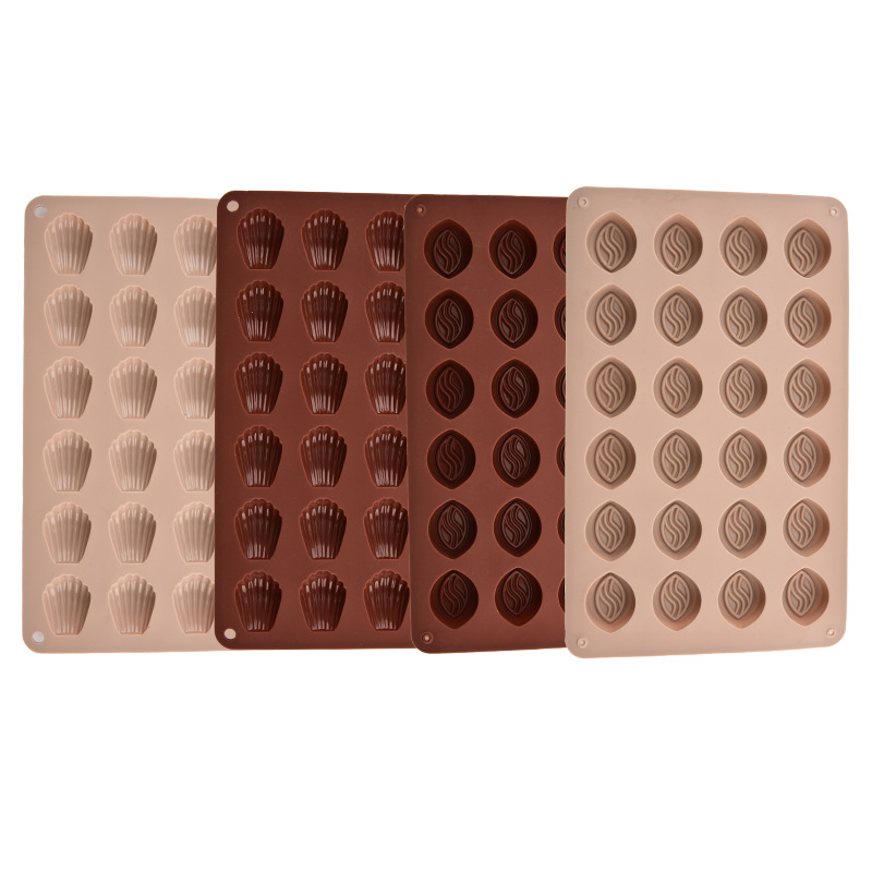 Home DIY 24-hole mini high temperature resistant silicone chocolate mold baking cake biscuit mold