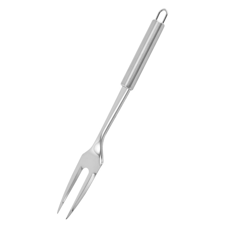 Round handle stainless steel spatula kitchen utensil set kitchen spoon spatula slotted spoon rice spoon meat fork utensil cooking 11-piece set