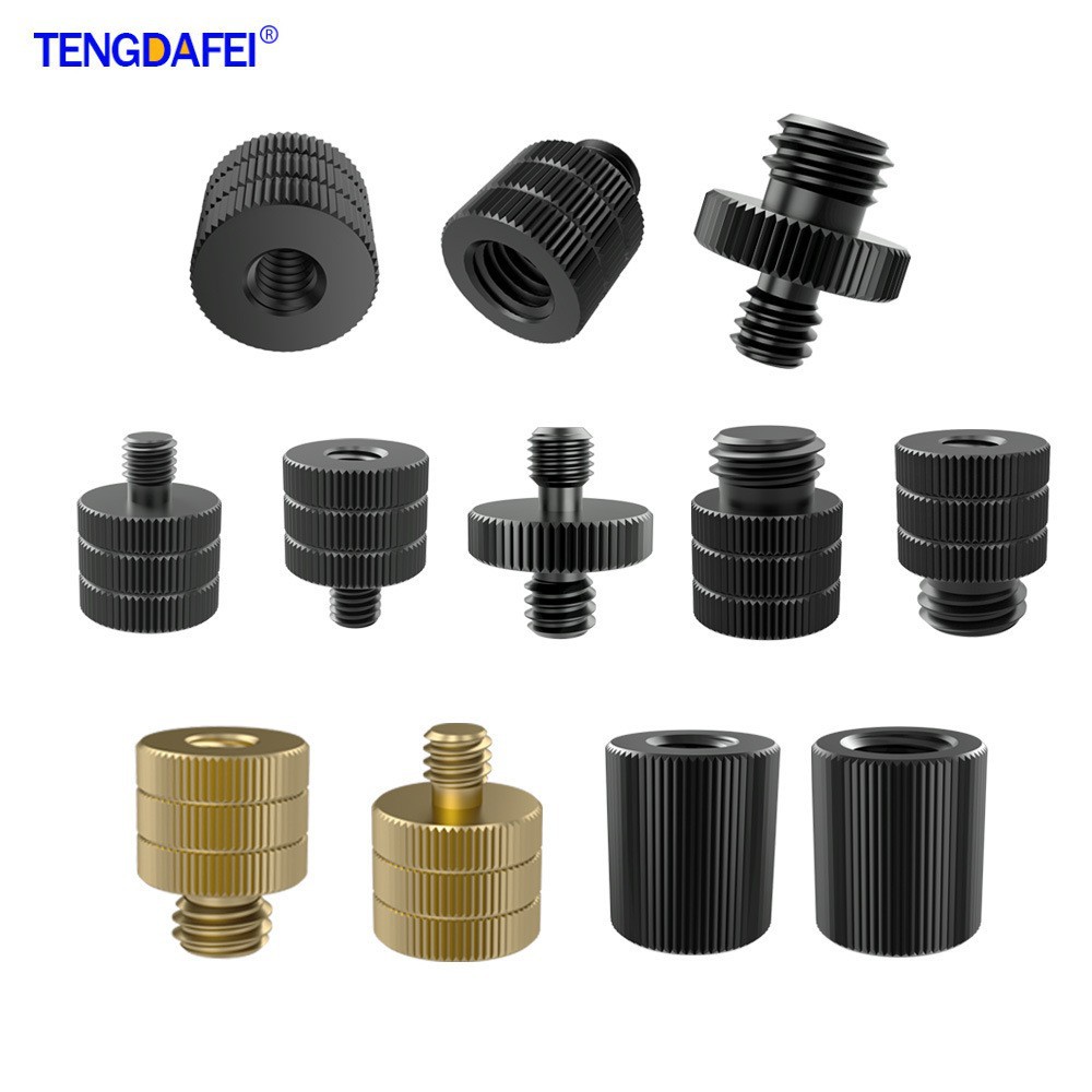 Camera screw quick release plate screw 1/4 to 3/8 conversion screw cap small to large head base cap hot shoe