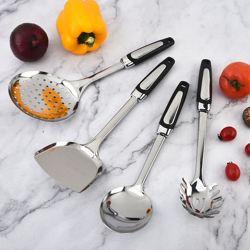 Stainless steel kitchen utensil 9-piece set cooking spatula cooking spoon soup ladle kitchen set food grade