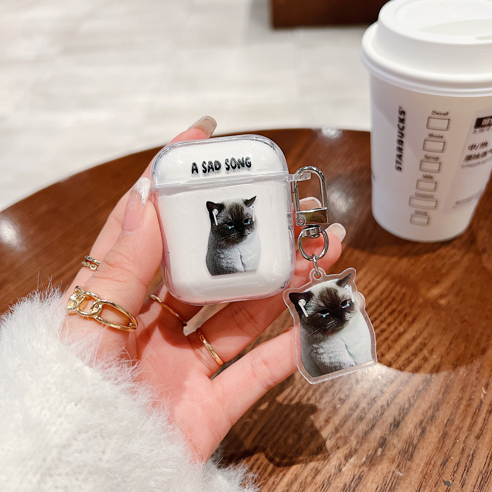 流泪猫（送同款挂饰） · airpods 1/2代