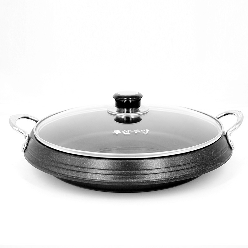 Army stew pot rice cake stew pot soup pot grill pan kitchen induction cooker gas stove pot 28cm