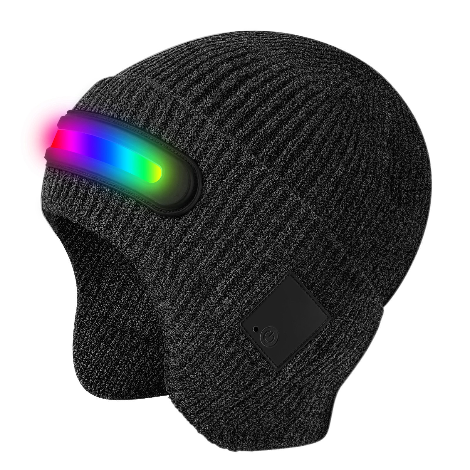New LED colorful lighting rechargeable Bluetooth music hat Halloween party colorful light-up hat TIKTOK