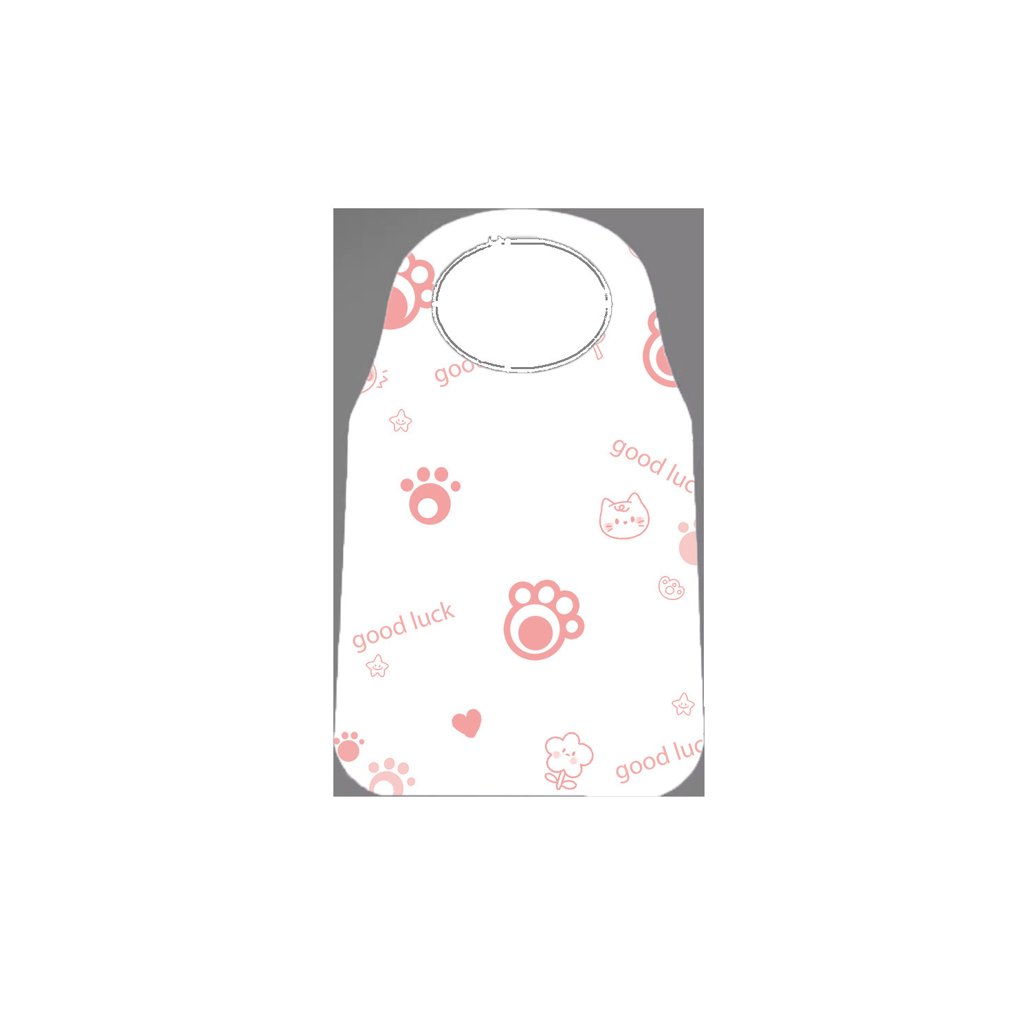 Disposable non-woven apron breathable thickened love apron family dining eating barbecue restaurant cover apron