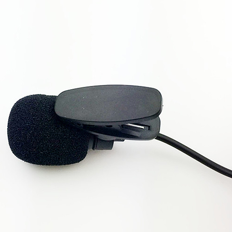 Mini Amplifier Clip-on Microphone for Teachers Class Lecture Wired Collar Chest Headset Clip-on Microphone