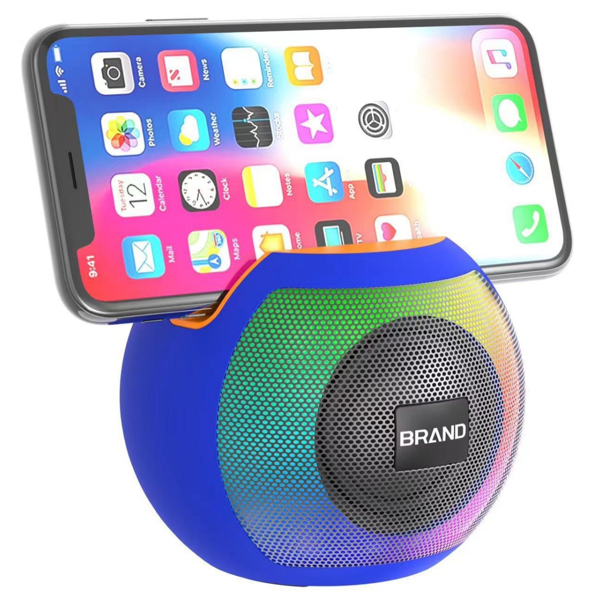 P70 Bluetooth small speaker heavy bass high-definition sound quality outdoor portable speaker colorful colorful light speaker