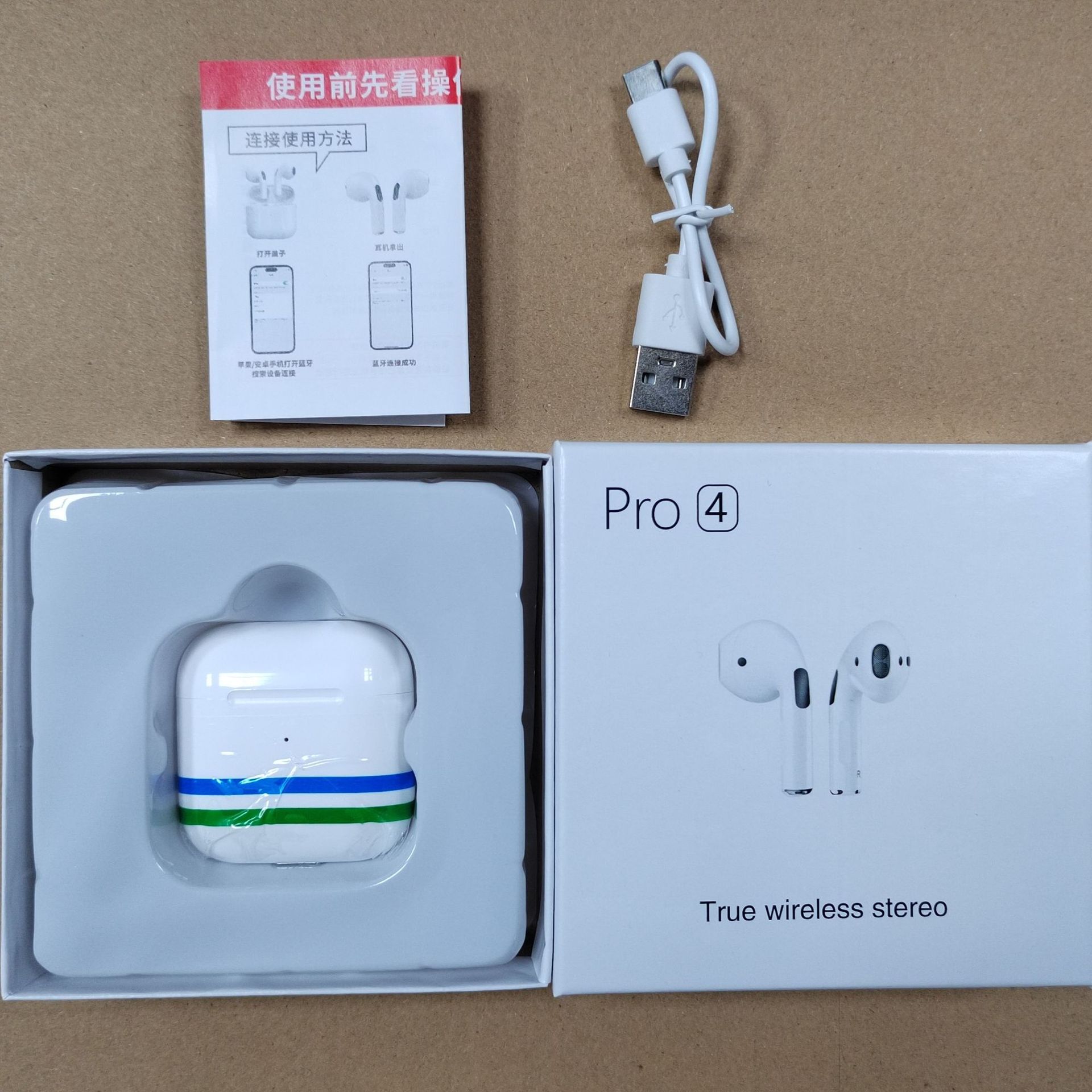 Huqiangbei wireless Bluetooth earphones Pro4 generation official for Apple Android 2026 new distribution