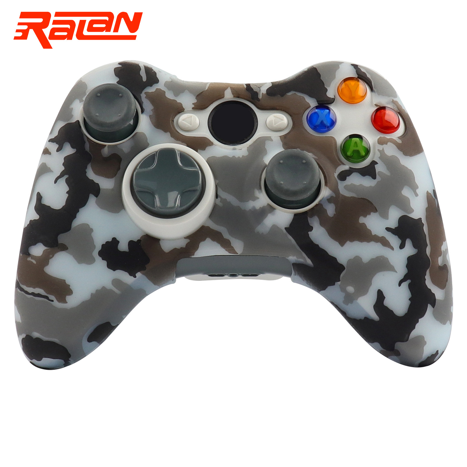 Compatible with xbox360 game controller silicone case 360 wired wireless new camouflage dust cover water print protective case
