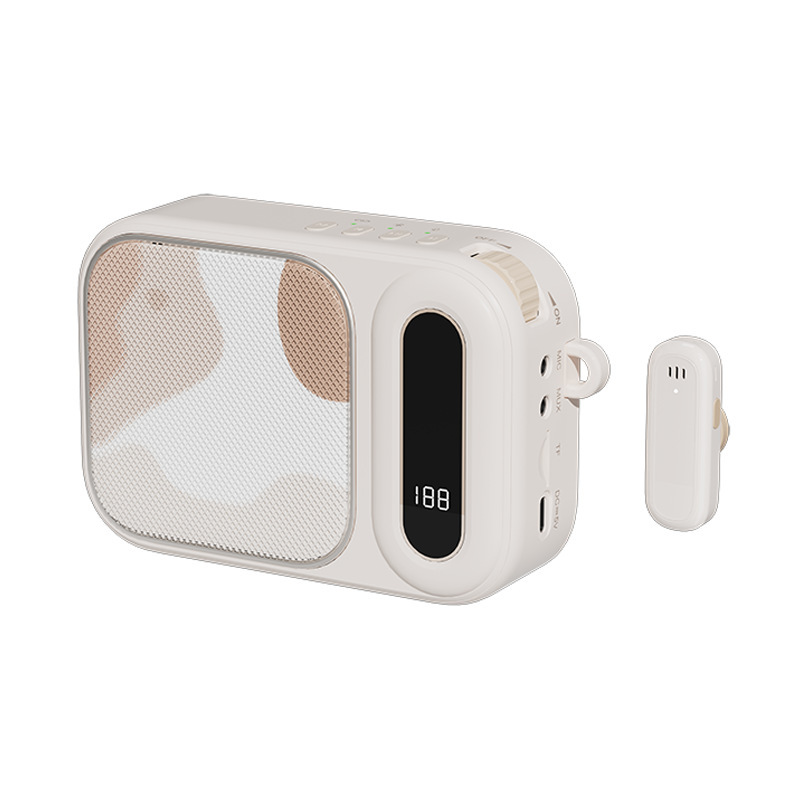 New Little Bee Speaker Amplifier, Loud Volume, Wireless Collar Microphone for Teachers