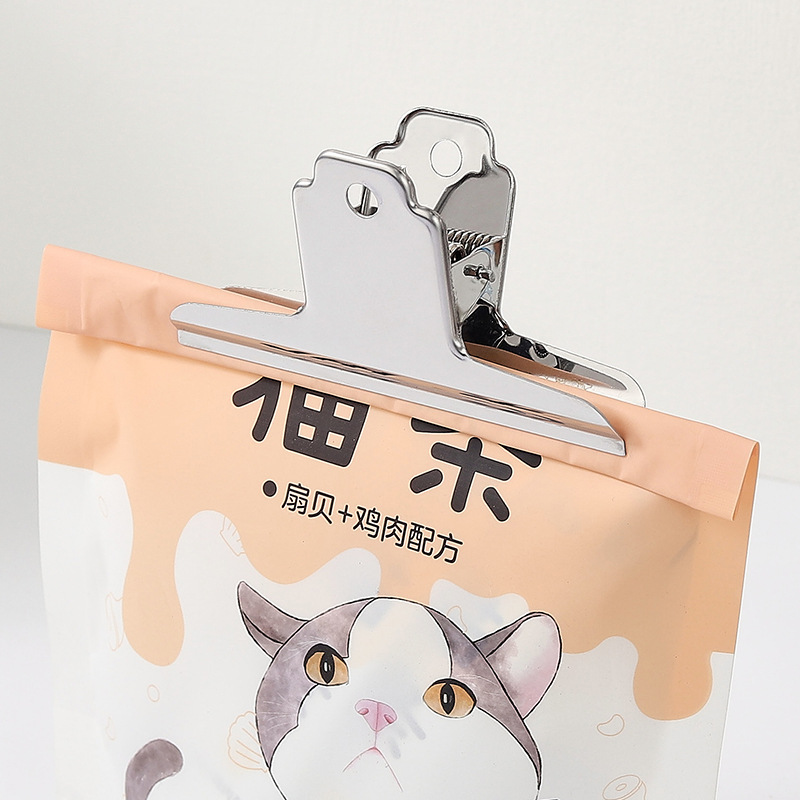 Guang Kai Metal Clips File Stationery Clips Round Ticket Clip Bill Clip Sealing Clip